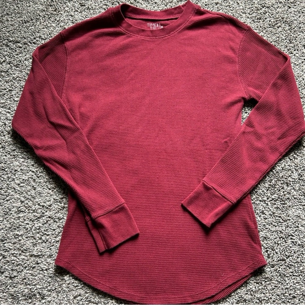 Warm Burgundy Thermal Top